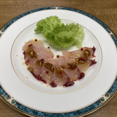 さわらレシピ：第4弾！　カルパッチョ×白ワイン！